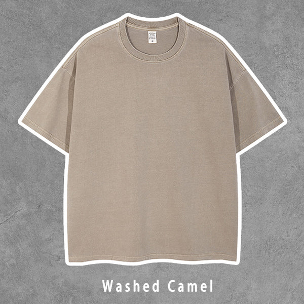 100% Cotton Washed Loose T-shirts