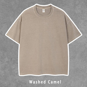 100% Cotton Washed Loose T-shirts