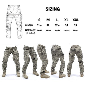 Survival Tactical Gear Men's Tactical Pants With Knee Protection System & Air Circulation System