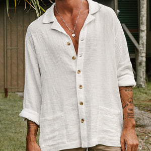 Long Sleeve Linen Shirt