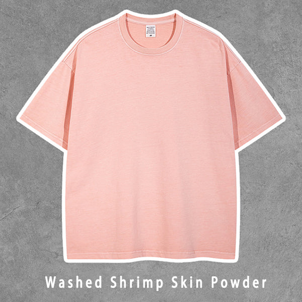 100% Cotton Washed Loose T-shirts