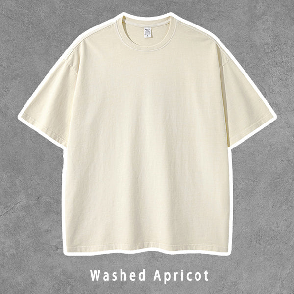 100% Cotton Washed Loose T-shirts