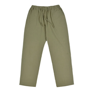 Men's linen large size pocket trousers