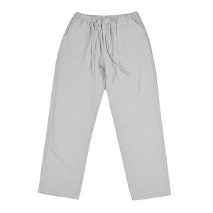 Men's linen large size pocket trousers