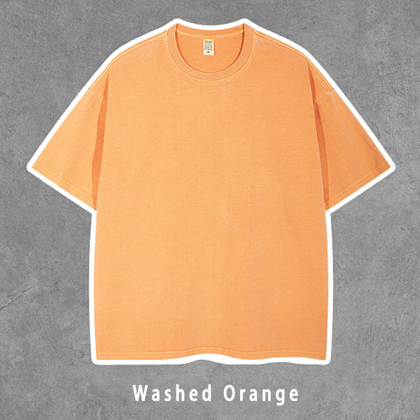 100% Cotton Washed Loose T-shirts