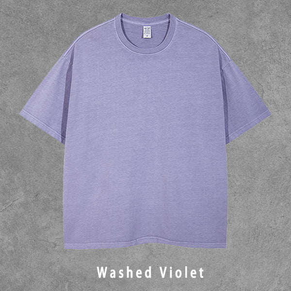 100% Cotton Washed Loose T-shirts