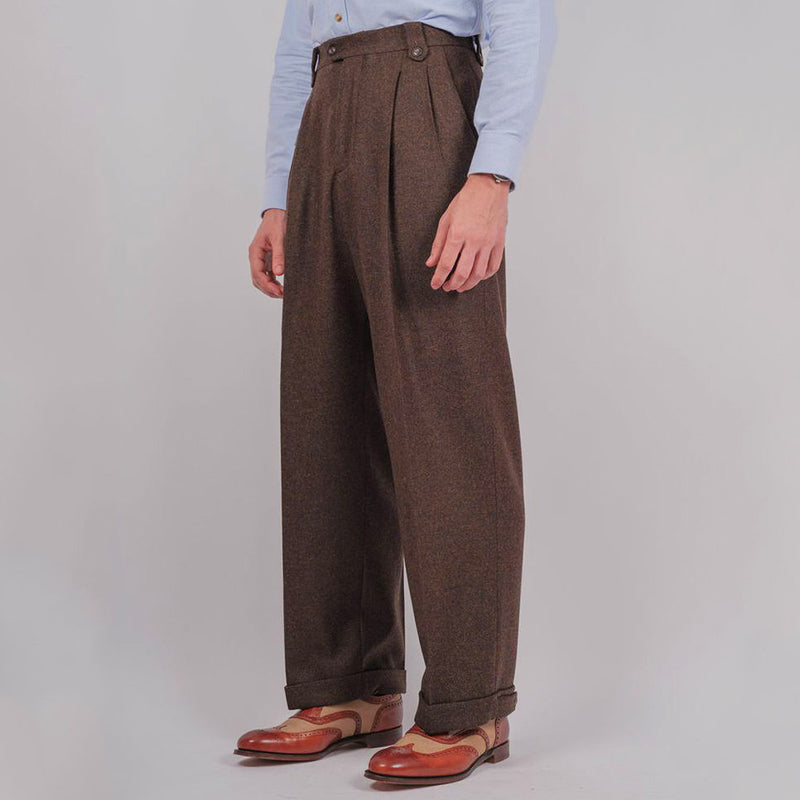 20th Vintage Wool Harris Tweed Trousers