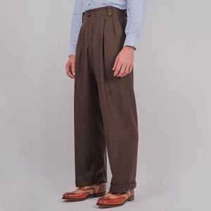 20th Vintage Wool Harris Tweed Trousers