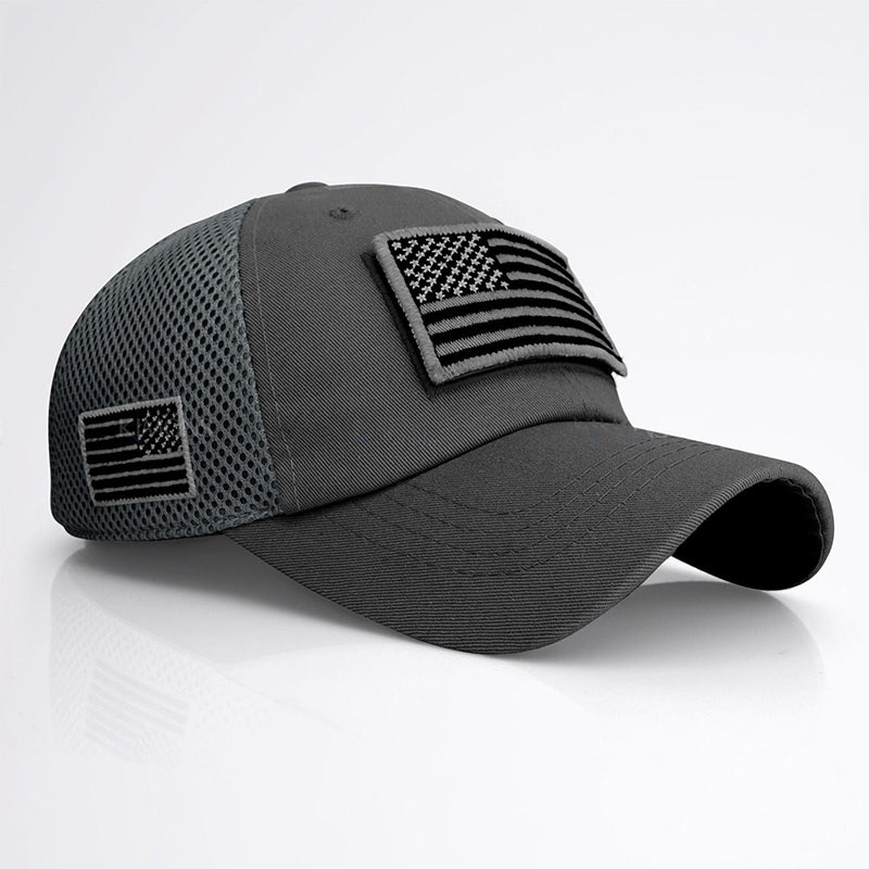 American Flag Military Cap