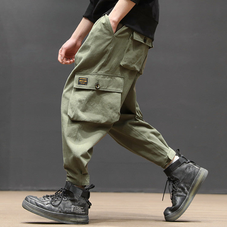 Men's Plus Size Loose Cargo Pants