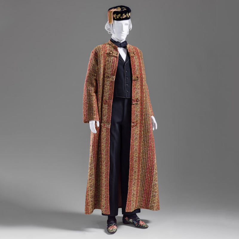 England 1880s At-home Robe Smoking Jacket