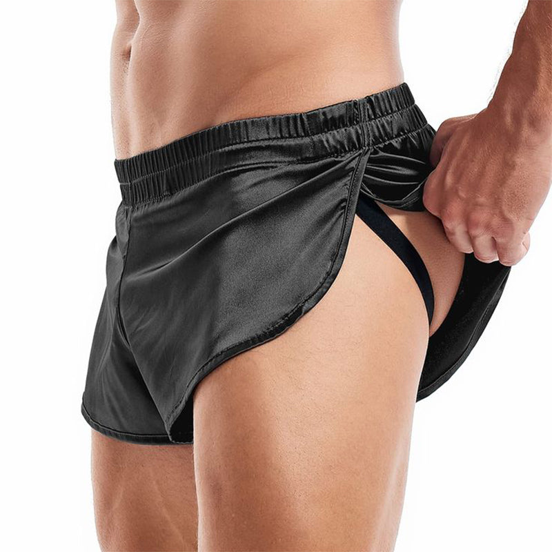 Silky Jockstrap Shorts