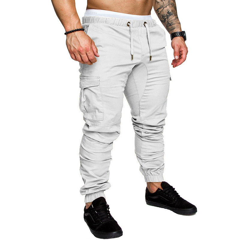 Mens Daily Causal Drawstring Pants