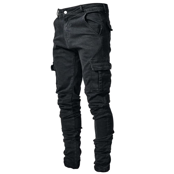 Men Denim Cargo Jeans For Sale