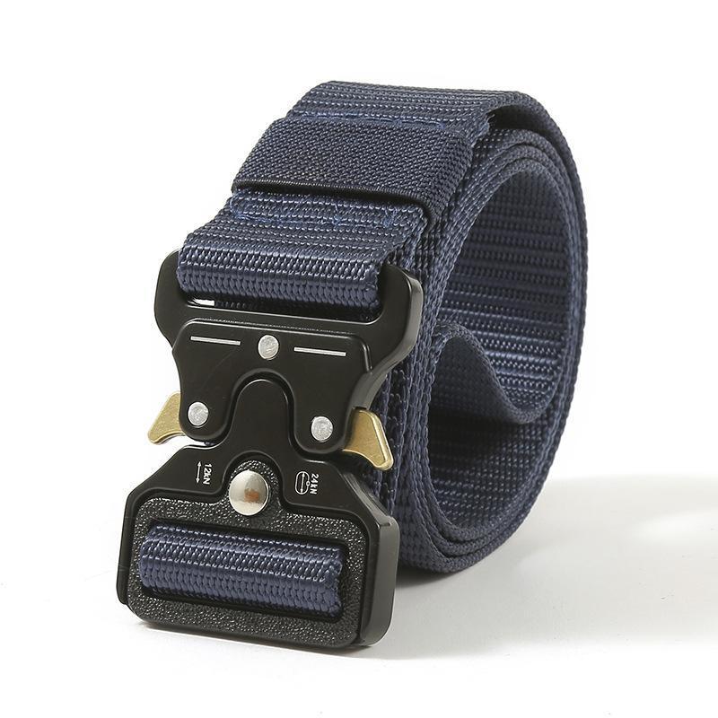 Men's Tactical Belt with Heavy-Duty Quick-Release Buckle