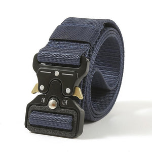 Men's Tactical Belt with Heavy-Duty Quick-Release Buckle