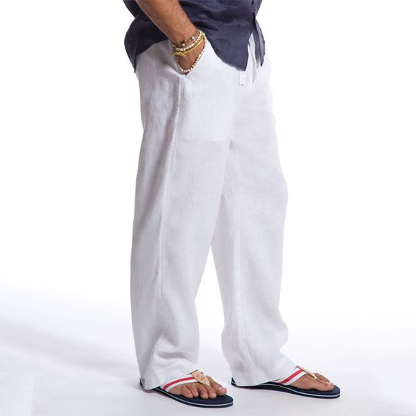 Mens Casual Linen Pants