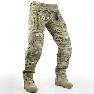 Survival Tactical Gear Pants with Knee Pads Hunting Paintball Airsoft BDU Military Camo Combat Trousers for Men