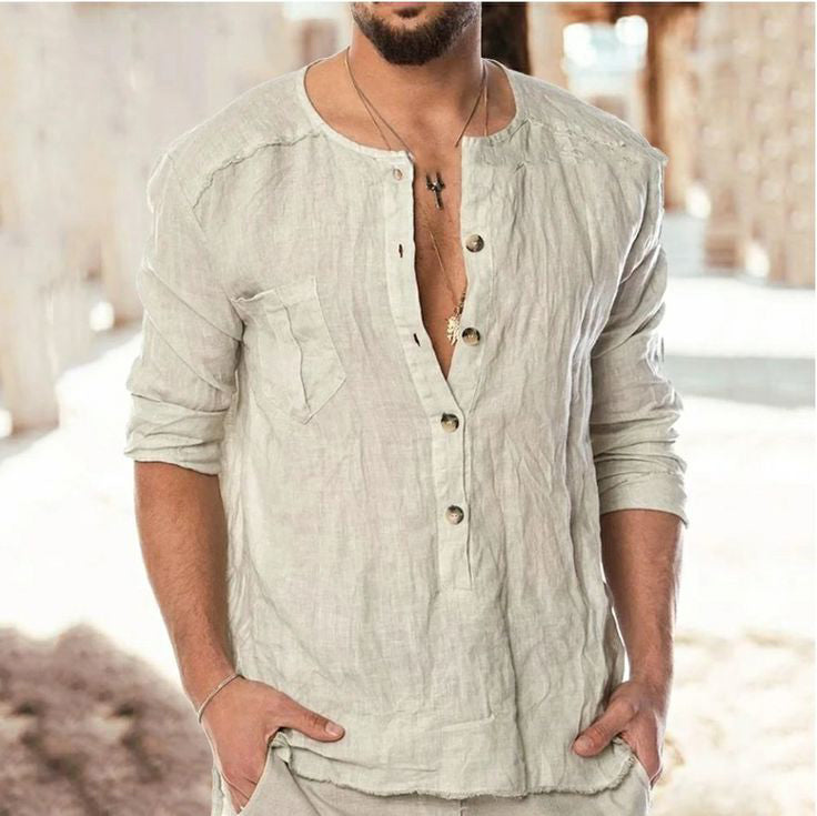 Button Down Linen Shirts