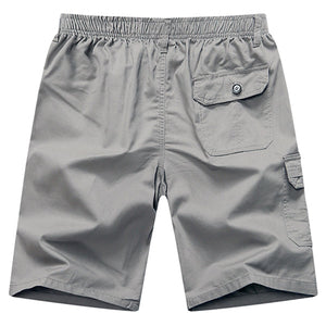 [47.2'' Waist] Men's Zip Plus Size Shorts