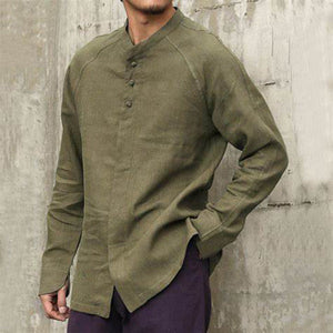 Organic Linen Long Sleeve Shirts