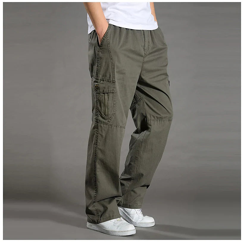 [M-6XL] Men's Plus-size Pockets Trousers