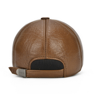 Genuine Leather Baseball Cap