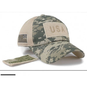 American Flag Military Cap