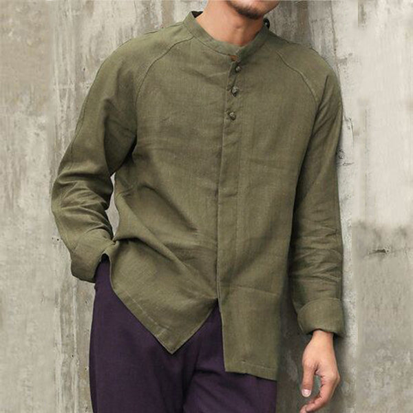 Organic Linen Long Sleeve Shirts