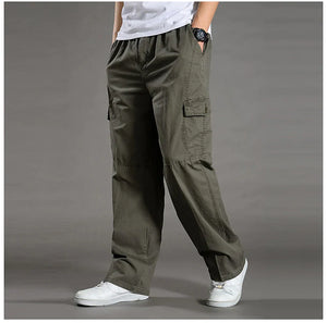 [M-6XL] Men's Plus-size Pockets Trousers