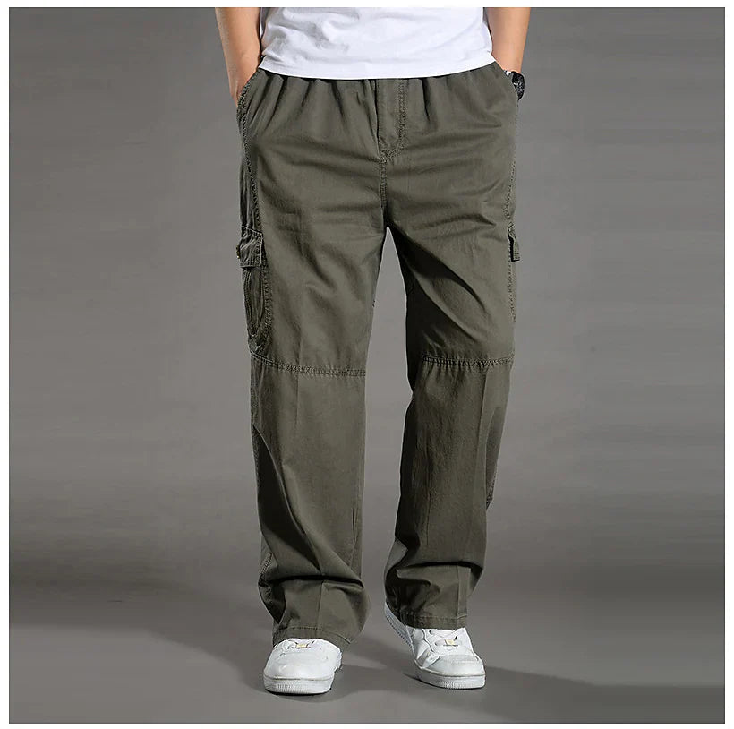 [M-6XL] Men's Plus-size Pockets Trousers