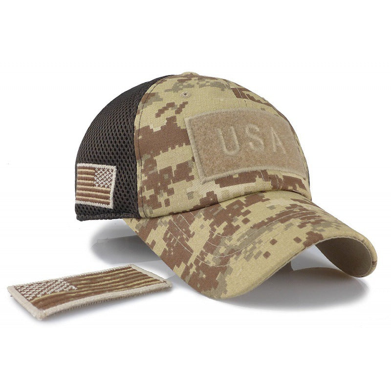 American Flag Military Cap