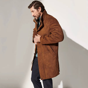 Mckinley Cappuccino Shearling Sheepskin Coat