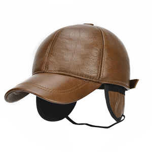 Genuine Leather Baseball Cap