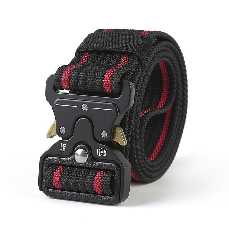 Men's Tactical Belt with Heavy-Duty Quick-Release Buckle