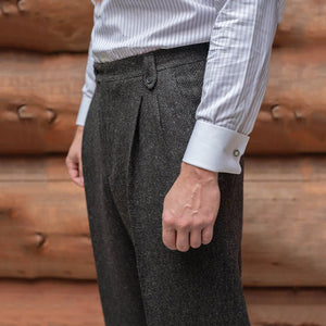 20th Vintage Wool Harris Tweed Trousers