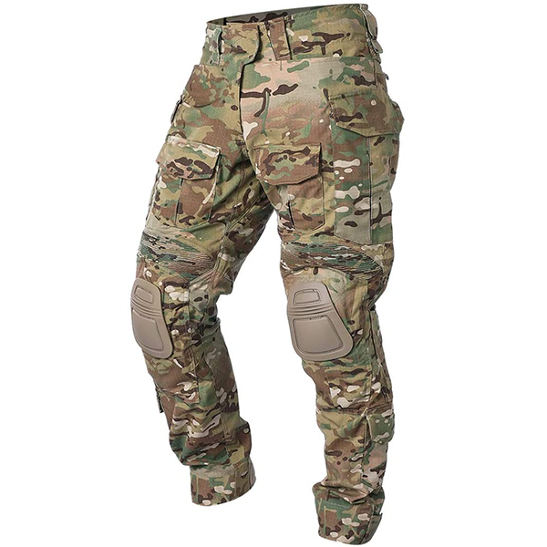 Outdoor Camo Rip-Stop Tactical Trousers