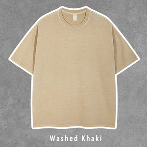 100% Cotton Washed Loose T-shirts