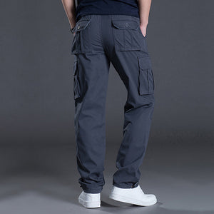 Mens Overalls Pockets Cargo Pants