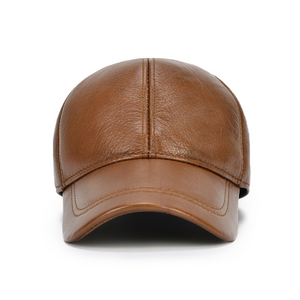 Genuine Leather Baseball Cap