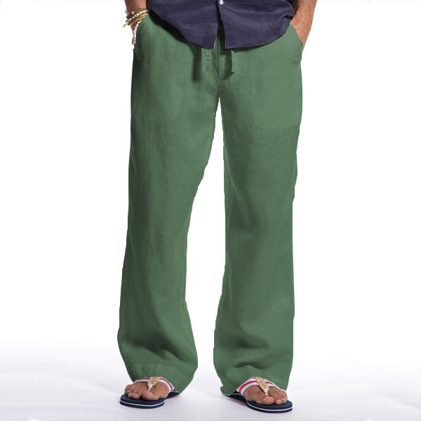 Mens Casual Linen Pants