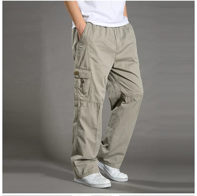 [M-6XL] Men's Plus-size Pockets Trousers