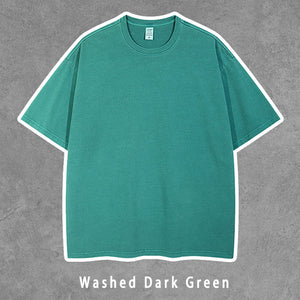 100% Cotton Washed Loose T-shirts