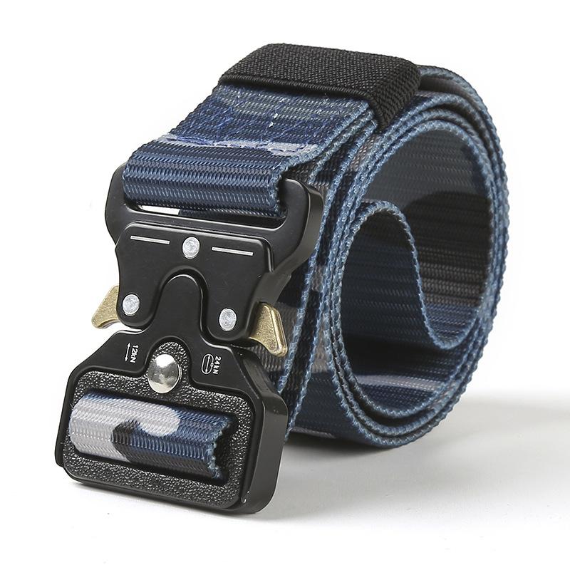 Men's Tactical Belt with Heavy-Duty Quick-Release Buckle