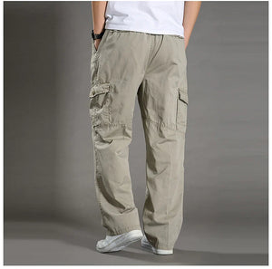 [M-6XL] Men's Plus-size Pockets Trousers