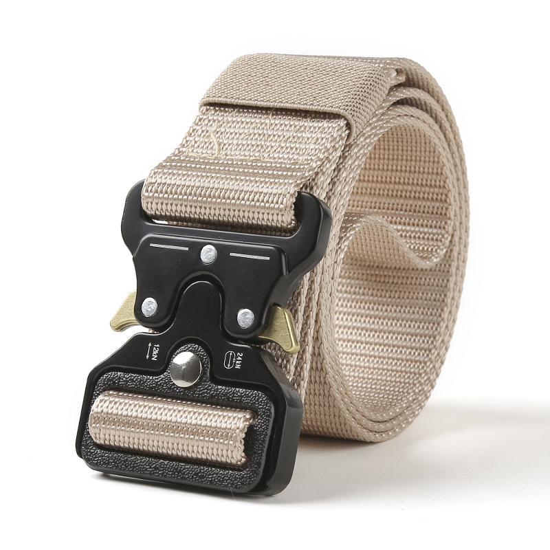 Men's Tactical Belt with Heavy-Duty Quick-Release Buckle