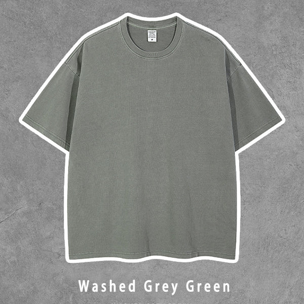 100% Cotton Washed Loose T-shirts