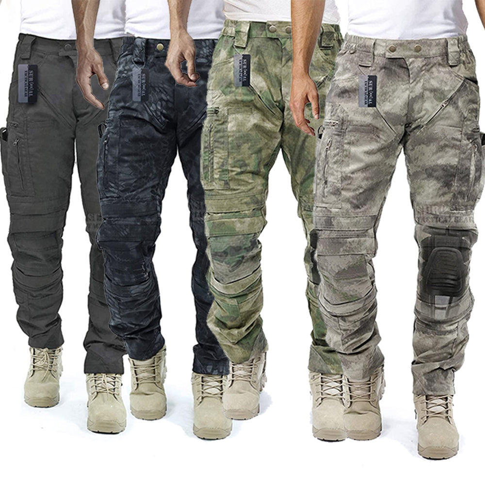 Survival Tactical Gear Men's Tactical Pants With Knee Protection System & Air Circulation System