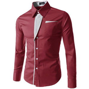 Men's Daily Shirts With Durable Woven Cotton